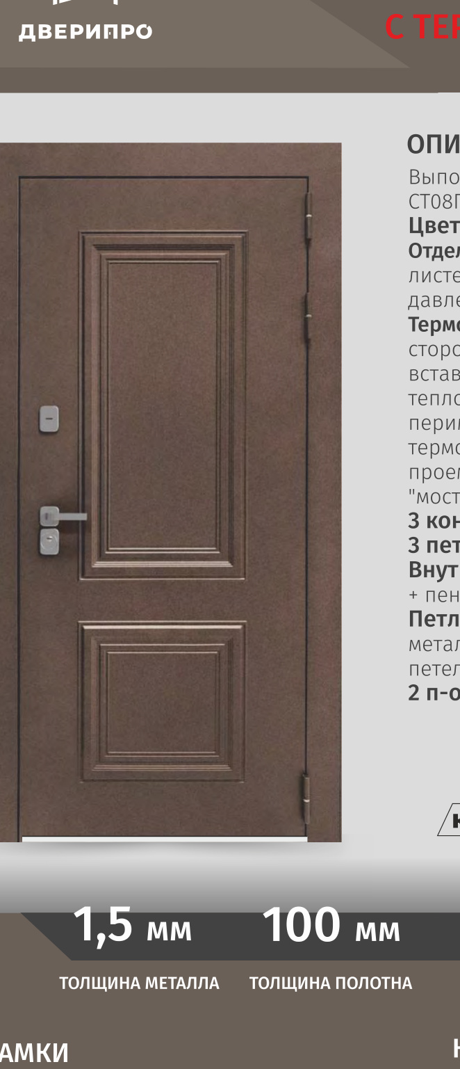 картинка ДВЕРИПРО Д-68 - МосДвери24