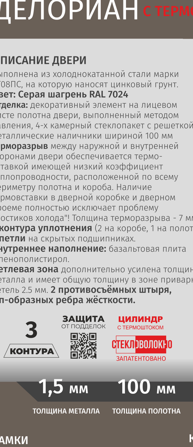 картинка ДВЕРИПРО Делориан - МосДвери24