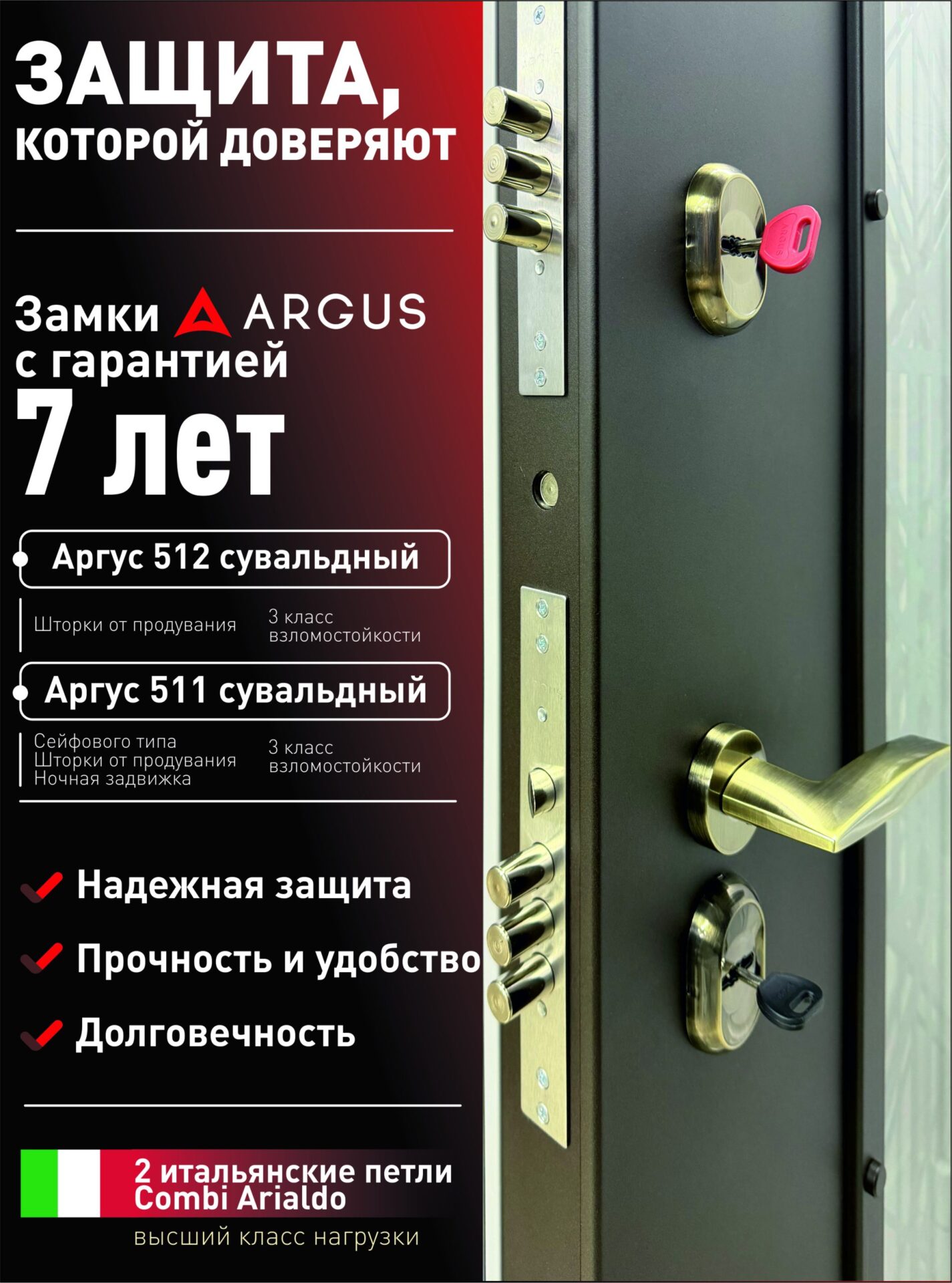 картинка Аргус Бриан Уличная дверь - МосДвери24